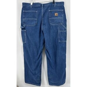 Carhartt Utility Jeans‎ Men's 40x30 Cotton Denim 813-DST Blue Men's